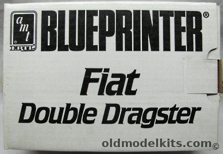 AMT 1/25 Fiat Double Dragster Blueprinter, 8605PO plastic model kit